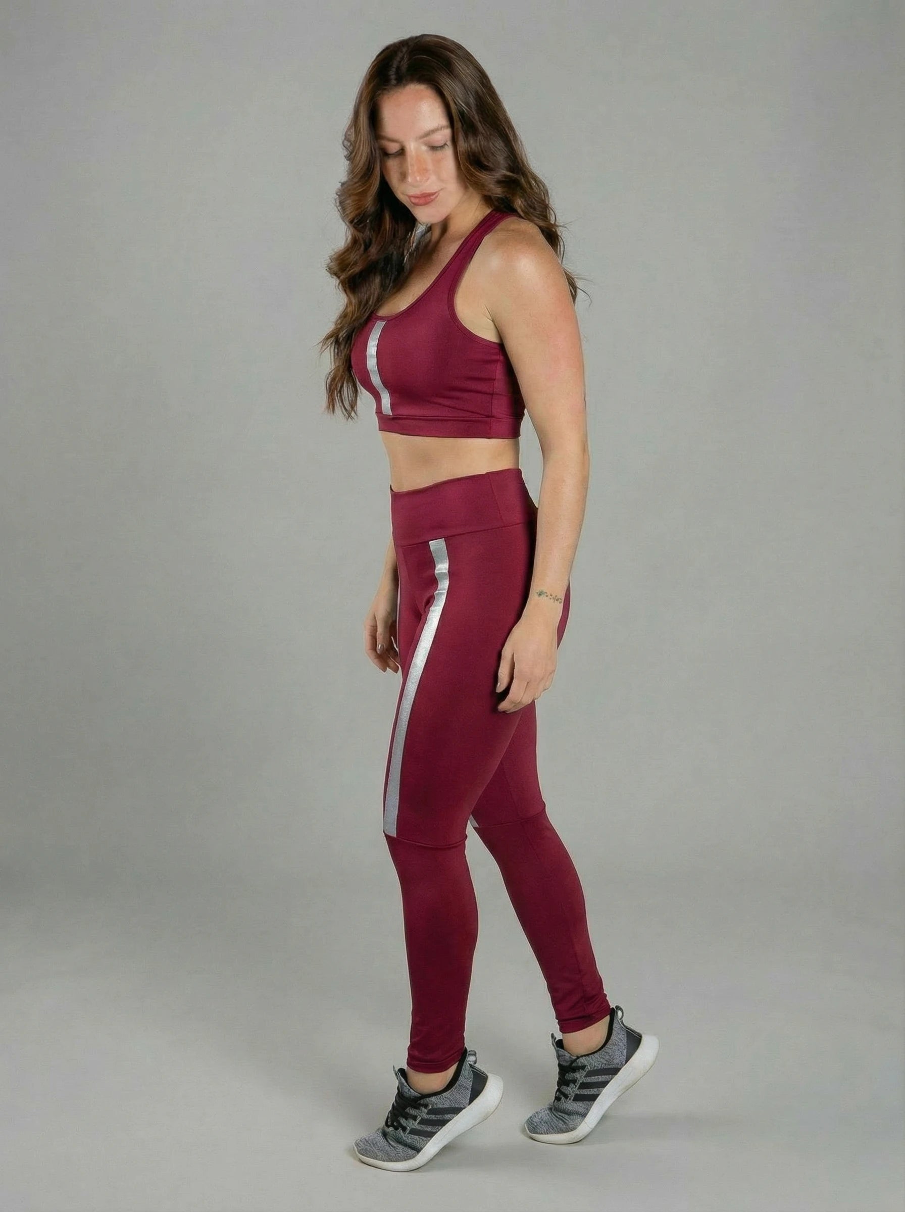 Calça com Elástico Legging Cintura Alta Preta