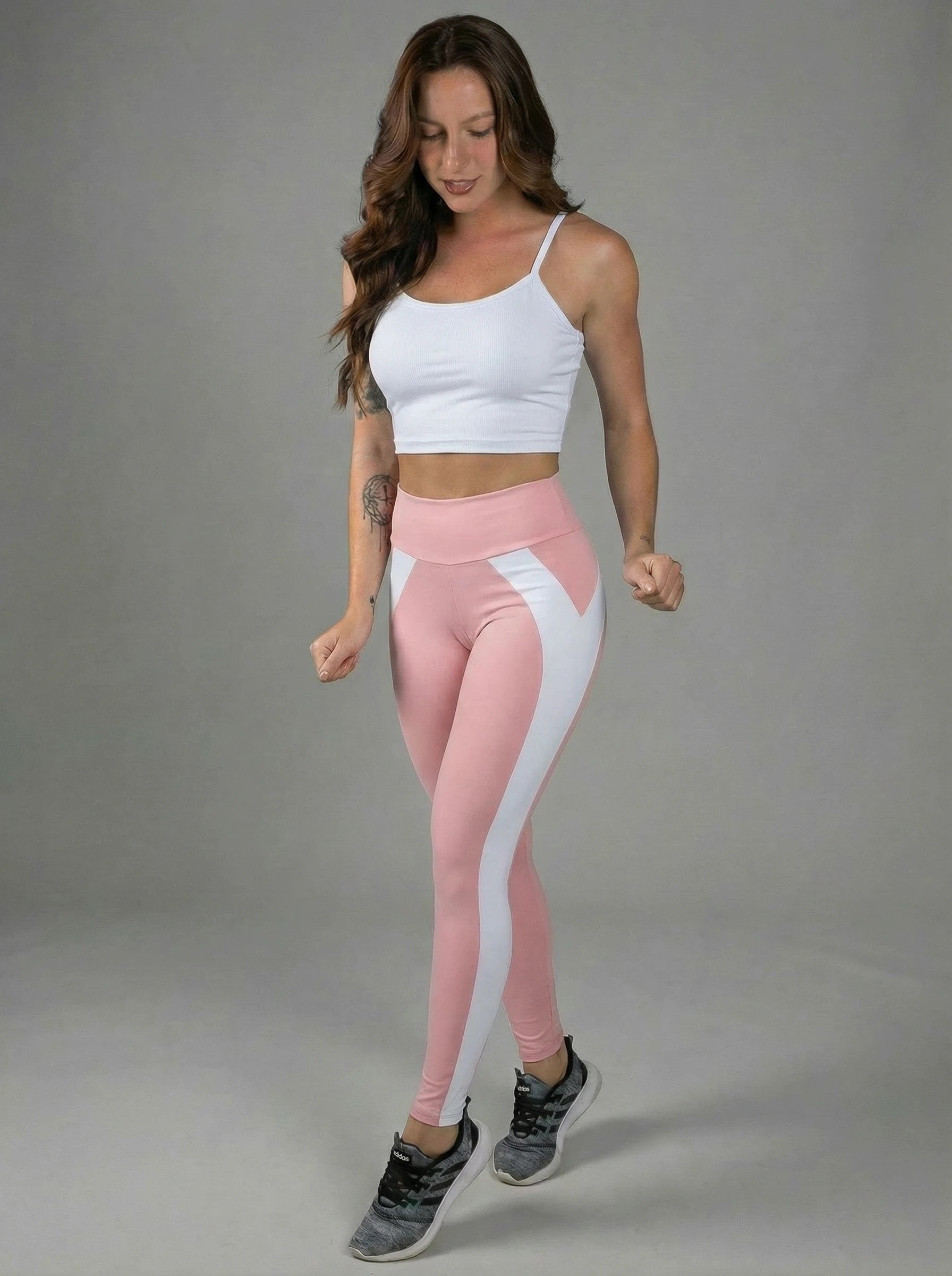 Cropped Fitness Alcinha Basic Branco
