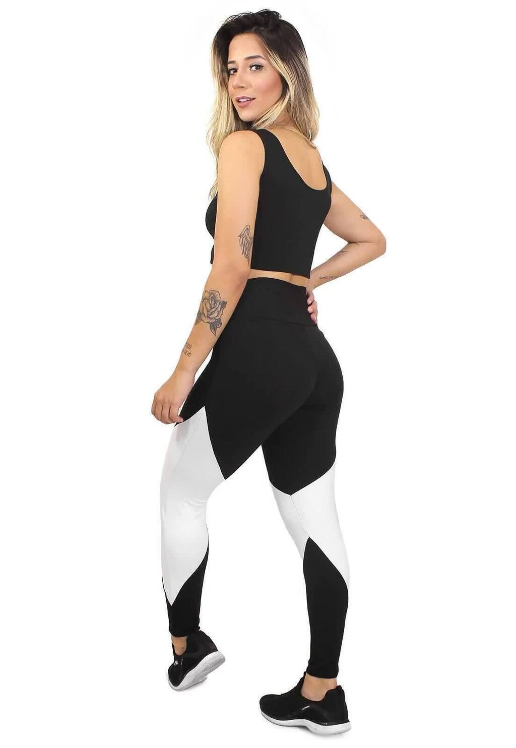 Calça Legging e Cropped PowerMax Conjunto