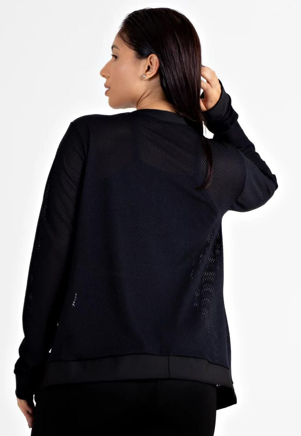 Casaco Manga Longa Dry Fitness Feminino