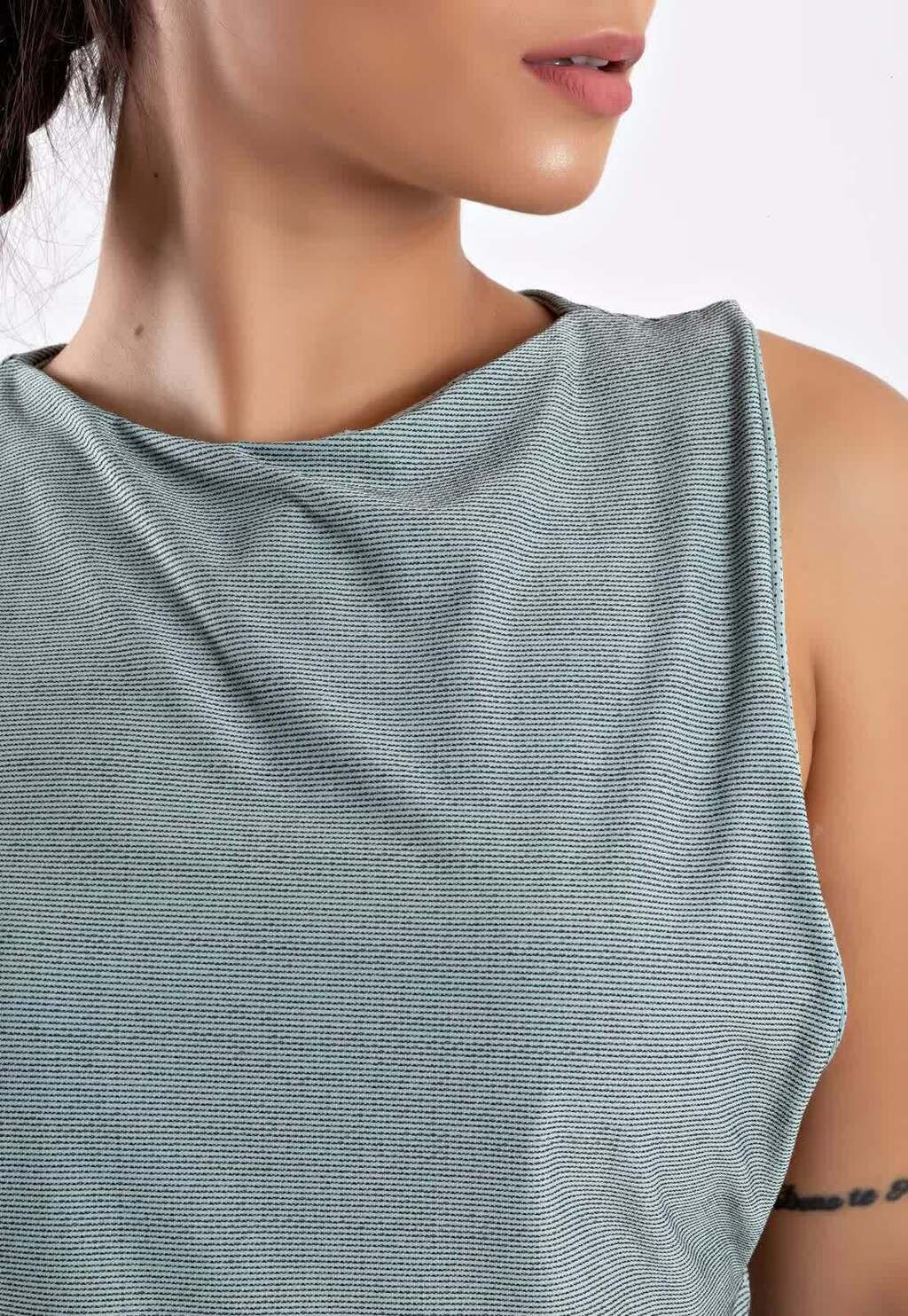 Regata Verde Metamorfose Fitness Dupla Face