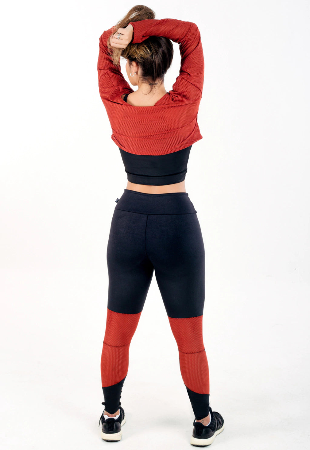 Conjunto Calça Legging e Top Dry Rosê Conjunto Fitness