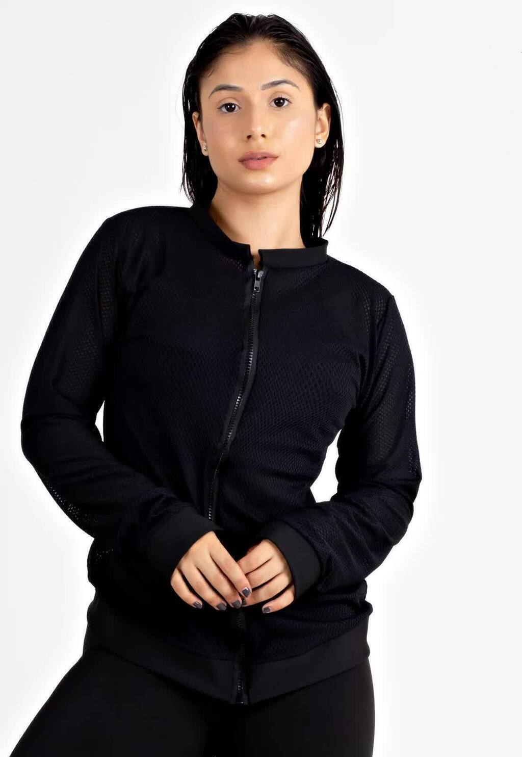 Casaco Manga Longa Dry Fitness Feminino