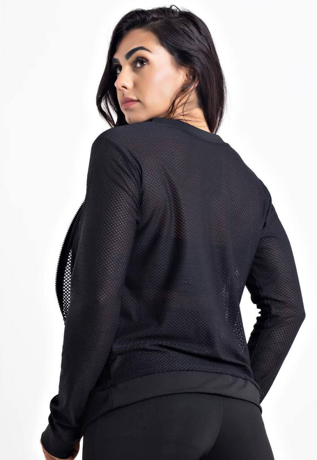 Casaco Manga Longa Dry Fitness Feminino