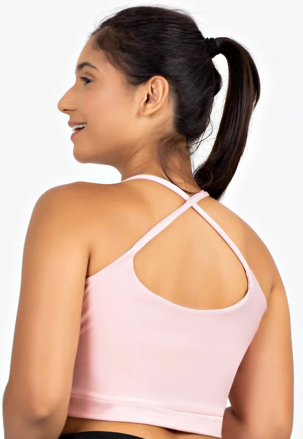 Cropped Alça de Alcinha nas Costas Cruzado