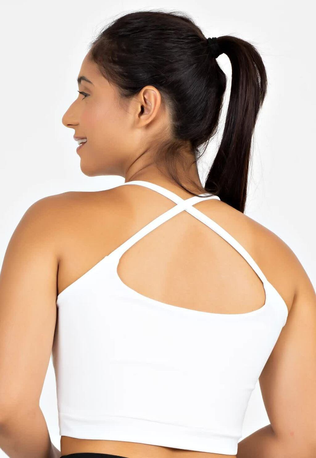 Cropped Alça de Alcinha nas Costas Cruzado